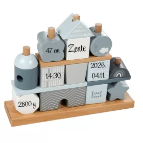   Label-Label személyre szabható emlékőrző formaépítő-Kék