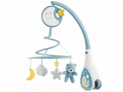 Chicco Next 2 zenélő kiságy forgó-kék