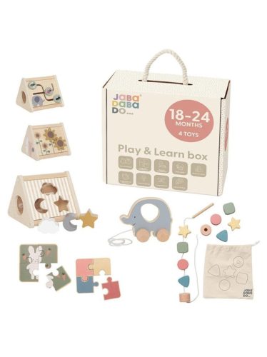 JABADABADO Montessori fejlesztő játékcsomag 18-24 hónapos babáknak