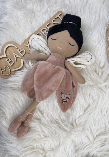 Jollein névre szóló tündér baba-Rózsaszín