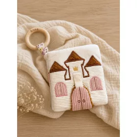   Névre szóló textil foglalkoztató babakönyv - Flower Fairies