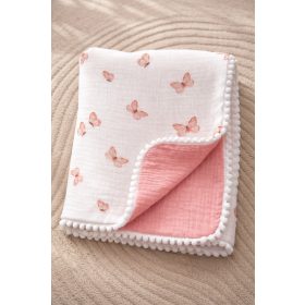 Névre szóló dupla géz babatakaró