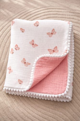 Névre szóló dupla géz babatakaró