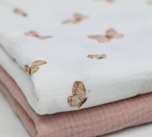 Egyoldalas nyári dupla géz kánikula babatakaró