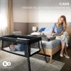 Kinderkraft Cami 3 az 1-ben utazóágy-Fekete