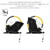 Kinderkraft I-360 I-Size autós gyerekülés 0-36 kg-Szürke