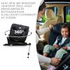 Kinderkraft I-360 I-Size autós gyerekülés 0-36 kg-Szürke