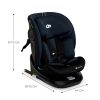 Kinderkraft I-GROWI i-Size autós gyerekülés 0-36 kg-Fekete