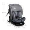 Kinderkraft I-GROWI i-Size autós gyerekülés 0-36 kg-Szürke