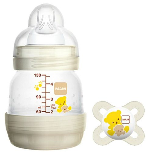 MAM Anti Colic cumisüveg 130 ml + Start nyugtató cumi 0-2 hónap
