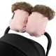 MoMi Handmuff kézmelegítő babakocsira-Rózsaszín