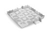 MoMi Zawi puzzle habszivacs szőnyeg-Szürke