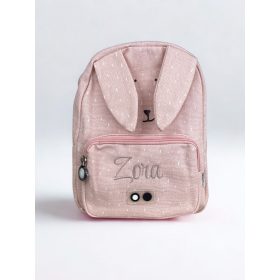 Névre szóló hímzett gyerek hátizsák-Nyuszi