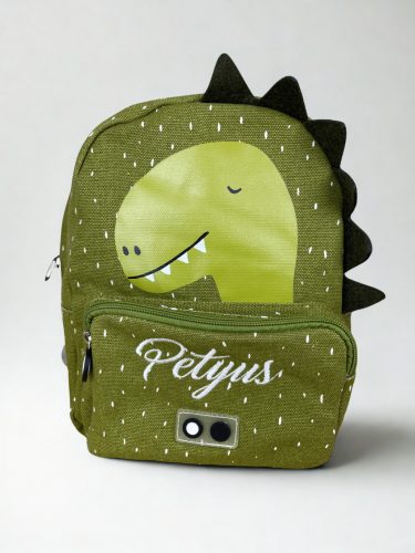 Névre szóló hímzett gyerek hátizsák-Dinó