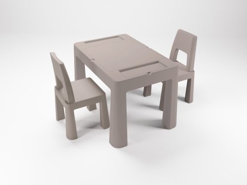 Tega Baby multifun játékasztal+szék szett-Szürke