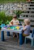 Tega Baby multifun játékasztal+szék szett-Szürke, mustársárga