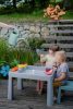 Tega Baby multifun játékasztal+szék szett-Szürke, mustársárga