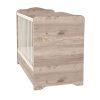 Timba Viki 60x120-as zárt végű ágyneműtartós gyermekágy Krém-fűz